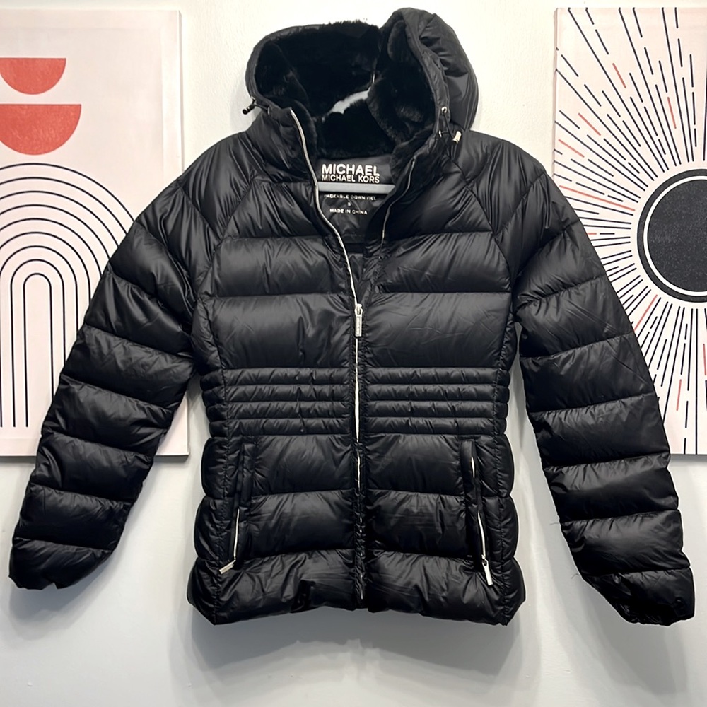 Michael Kors Packable Down Fill Jacket Coat